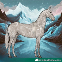 Horse Color:Silver Grullo Ice 