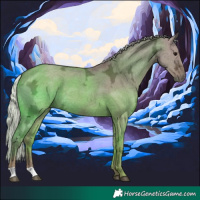 Horse Color:Silver Grullo Ice 