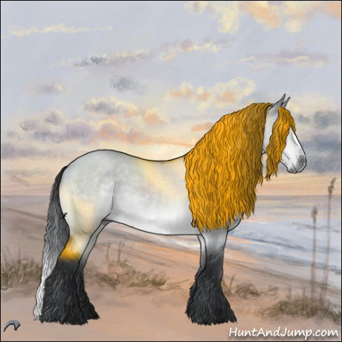 Horse Color:Brown Chinchilla Dun 