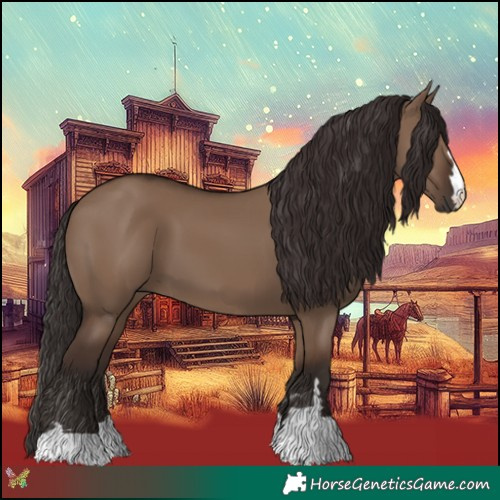 Horse Color:Liver Red Dun