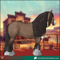 Horse Color:Liver Red Dun 