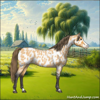 Horse Color:Buckskin Roan Splash Appaloosa 
