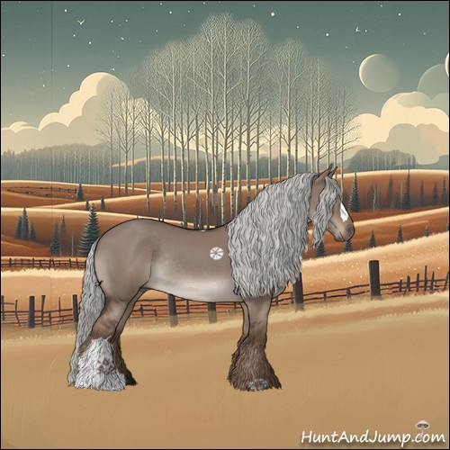 Horse Color:Liver Red Dun Mushroom Rabicano