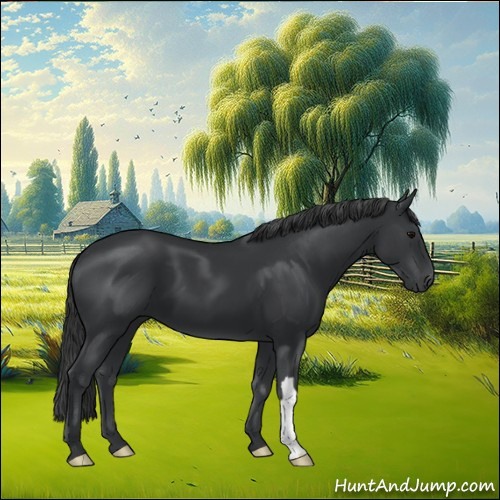 Horse Color:Black 