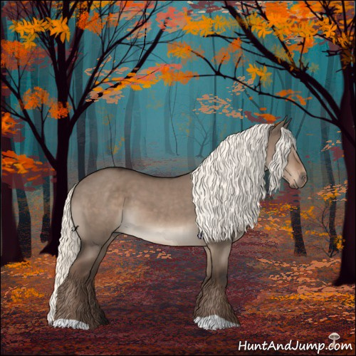 Horse Color:Liver Red Dun Mushroom
