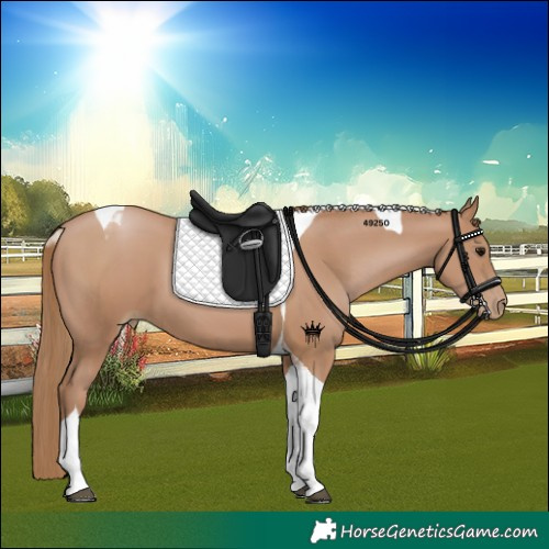Horse Color:Black Pearl Tobiano