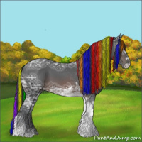 Horse Color:Painted Brown Ice Tobiano