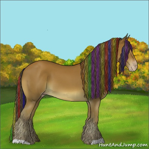 Horse Color:Painted Classic Champagne