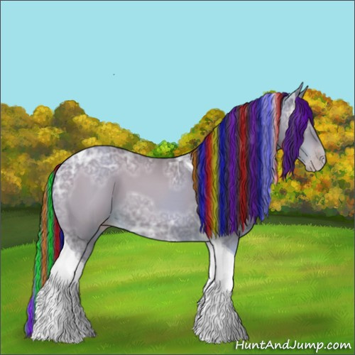 Horse Color:Painted Sable Champagne Ice Tobiano 