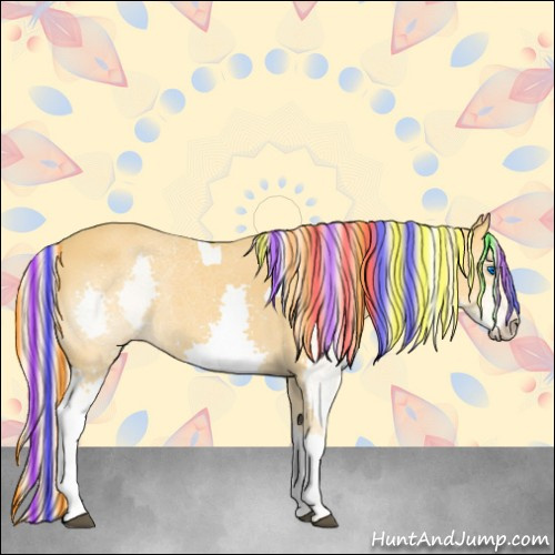 Horse Color:Painted Palomino Sabino Splash Tobiano 