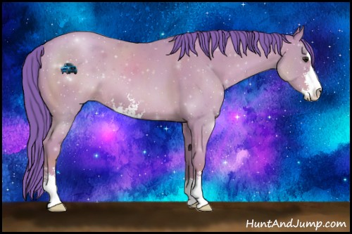 Horse Color:Watercolor Classic Champagne Sabino 