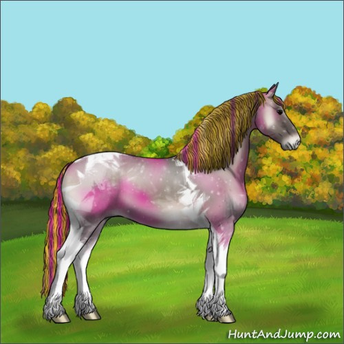 Horse Color:Painted Grullo Onyx Tobiano 
