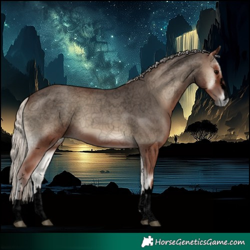 Horse Color:Void Silver Blue Onyx 
