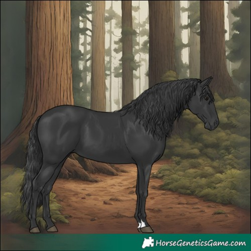 Horse Color:Black 