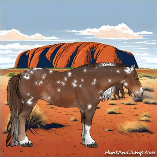 Horse Color:White Spotted Liver Chestnut Tobiano Rabicano