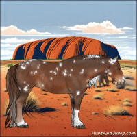 Horse Color:White Spotted Liver Chestnut Tobiano Rabicano 