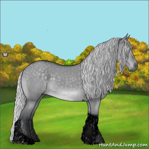 Horse Color:Void Silver Grullo Chinchilla Tobiano 
