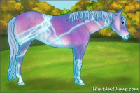 Horse Color:Thunderstruck Watercolor Silver Buckskin Onyx 