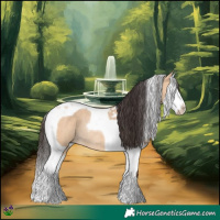 Horse Color:Bay Dun Splash Tobiano Rabicano 