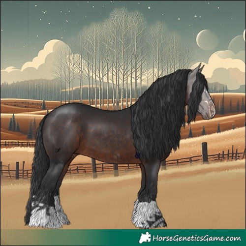 Horse Color:Brown Mushroom 
