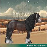 Horse Color:Brown Mushroom 