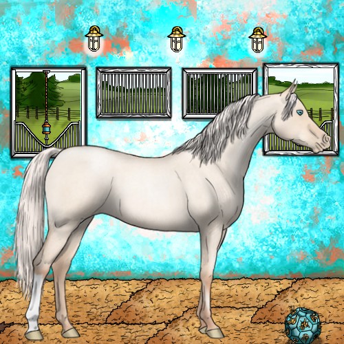 Horse Color:Silver Sable Champagne Roan Pearl Dun