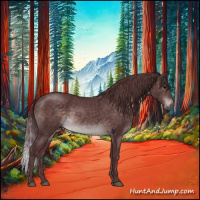 Horse Color:Platinum Chocolate Brown 