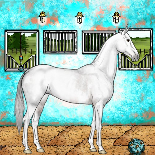 Horse Color:Gray White Spotted Liver Chestnut Rabicano