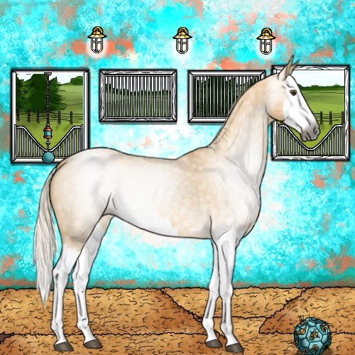 Horse Color:Gray Palomino Roan Dun Splash