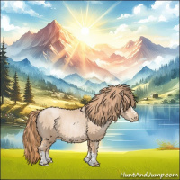 Horse Color:Gold Champagne Pearl Rabicano  and Gold Champagne Pearl Rabicano 