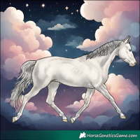 Horse Color:Cremello Dun Tobiano 