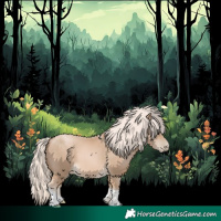 Horse Color:Chocolate Palomino Pearl Tobiano 