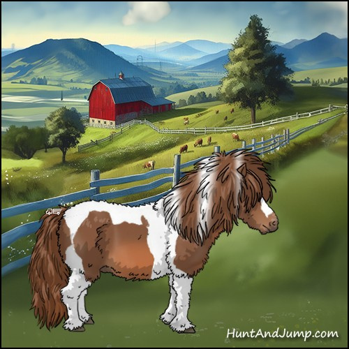 Horse Color:Chestnut Tobiano