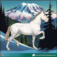 Horse Color:Buckskin Roan Pearl and Buckskin Roan Pearl