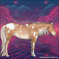 Horse Color:White Spotted Silver Brown Pearl 