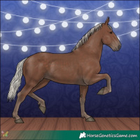 Horse Color:Silver Black 