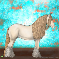 Horse Color:Buckskin Roan Pearl 