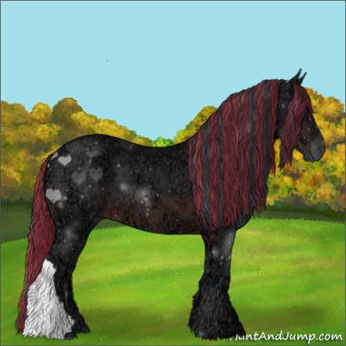 Horse Color:Painted Brown Ice 