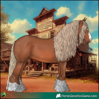 Horse Color:Chestnut Rabicano 