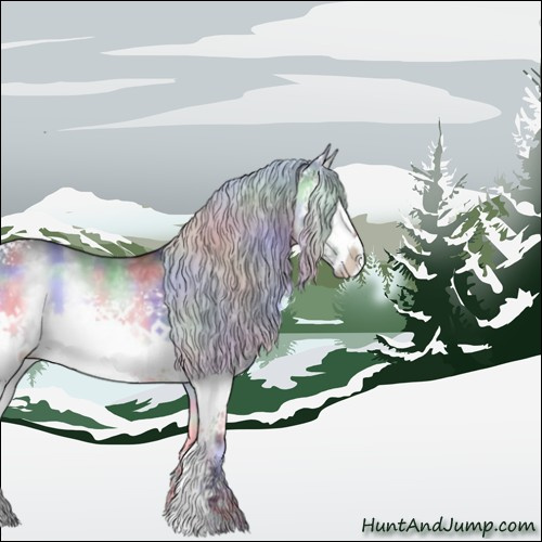 Horse Color:Nacre White Spotted Silver Bay Chinchilla Onyx 