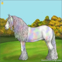 Horse Color:Nacre White Spotted Liver Red Onyx Chinchilla