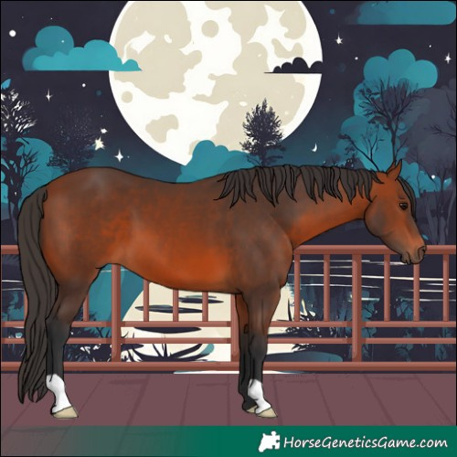 Horse Color:Bay 