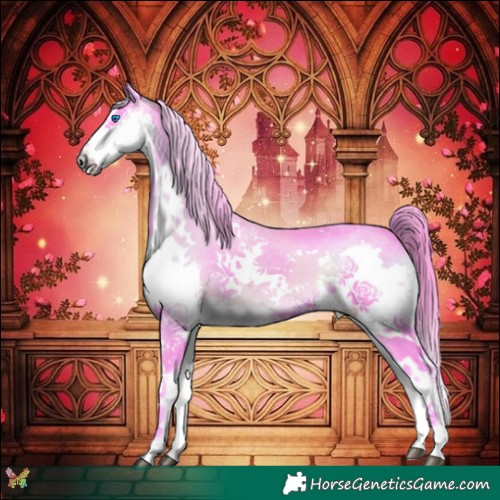Horse Color:Watercolor Liver Red Onyx Splash