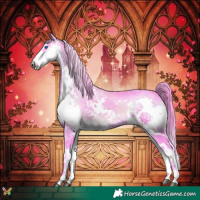 Horse Color:Watercolor Liver Red Onyx Splash