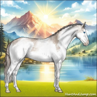 Horse Color:White Spotted Liver Red Dun Splash 