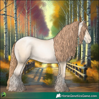 Horse Color:Amber Cream Champagne Pearl 