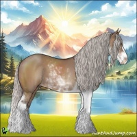 Horse Color:Silver Brown Dun Sabino 
