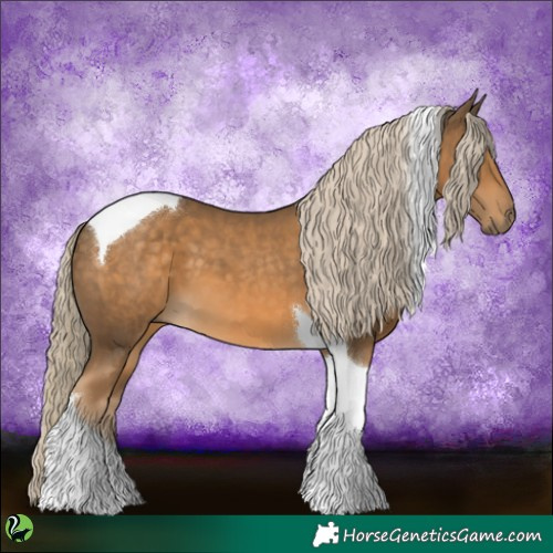 Horse Color:Chocolate Palomino Tobiano 