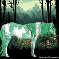 Horse Color:Watercolor White Spotted Black Ice Appaloosa 