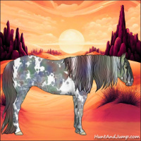 Horse Color:Nacre White Spotted Liver Chestnut Ice Appaloosa 